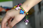 Bracelet à breloques floral pour les enfants
