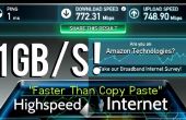 1 Gbit/s Ultra High Speed Internet Tests ! 