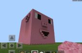 Tête de cochon mignon de Minecraft géante