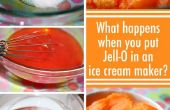 Comment faire la gadoue Jell-o avec une sorbetière
