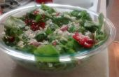 Salade d’épinards aux fraises