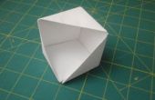 Cube origami ouvert face