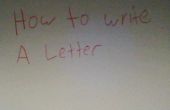 Comment écrire une lettre