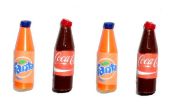 Bricolage de soude Mini bouteilles de Coca Cola Fanta