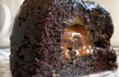 Gâteau de lave en fusion au chocolat - au micro-ondes ! 