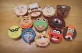 Petits gâteaux Muppet visage