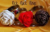 Rick Rack anneaux DIY
