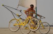 Le vélo voile, deux vélos de voile de personne