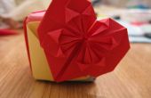 Origami décoration simple coeur / livre mark