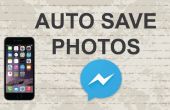 Sauvegarder des photos depuis Facebook messenger app