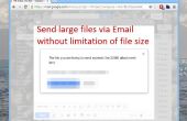 Comment envoyer de gros fichiers par E-mail