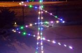 LED & arbre de Noël en acier