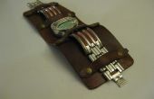 DIY Watch cuir manchette (montres/bracelet peut être enlevé et remplacé)