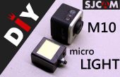 Micro-LIGHT bricolage pour M10 SJCAM