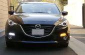 Mazda3 Switchback LED diurne feux Installation