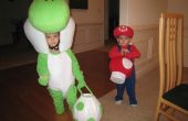 Mascotte de Yoshi et bébé Mario Costumes pour les tout-petits