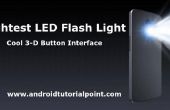 Application Android lumière LED Flash