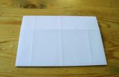 Pas de coupure - aucune mesure origami ne style enveloppe 10 x 15cm d’un papier A4