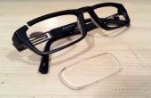 3D analyse une lentille de lunettes