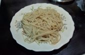 Spaghetti sans touffes--sans huile