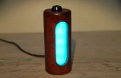 Lampe RGB-LED alimenté par USB en bois