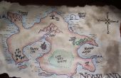 Faire une carte ancienne apparence de Neverland