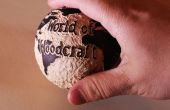 Monde en bois du logo woodcraft