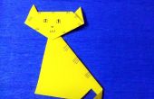 Comment faire le chat de papier (Origami)