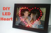 Cadre de Photo LED coeur - une Saint-Valentin parfaite de la marque ou le cadeau d’anniversaire