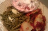 Asperges & meringue épinards farcis Jumbo pâtes coquilles/fraise
