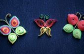 Comment faire de beaux papillons à l’aide de papier d’Art Quilling - décorer votre chambre ! 