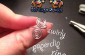 Swirly Paperclip anneau