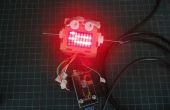 Mettre 40 LEDs et le cerveau en tête de Robot