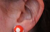 Les boucles d’oreilles magnétiques Mario Mushroom