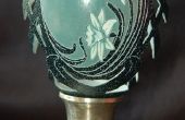 Coquille d’oeuf d’Art Nouveau jonquille Emu