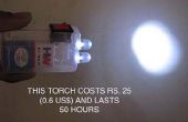 Faible coût LED torch (il dure 50 heures)