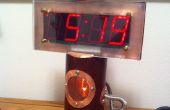 Horloge steampunk « pompe »