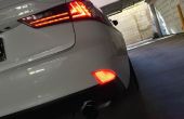Installation Lexus est réflecteur pare-chocs arrière LED