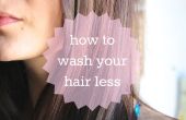 Comment laver vos cheveux moins