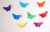 Décoration murale origami de papillon