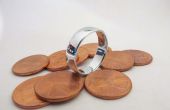 Faire un anneau en fonte pennies. 