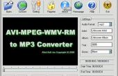 Comment convertir AVI, MPEG, WMV, RM en MP3 avec AVI MPEG WMV RM to MP3 Converter ? 