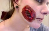 Comment faire une blessure de chair Zombie - tutoriel vidéo