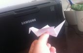 Oiseau en origami Flaping