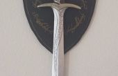 Sting - épée de Bilbon et Frodon w / bouclier mural