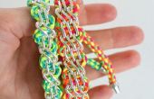 String dessins bracelet avec cordon et chaîne