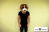Comment faire le chien masque de papier