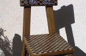 Chaise en bois recyclé