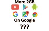 Comment gagner 2Go supplémentaire de Google ? 