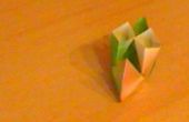 Origami flottant bateau à vapeur